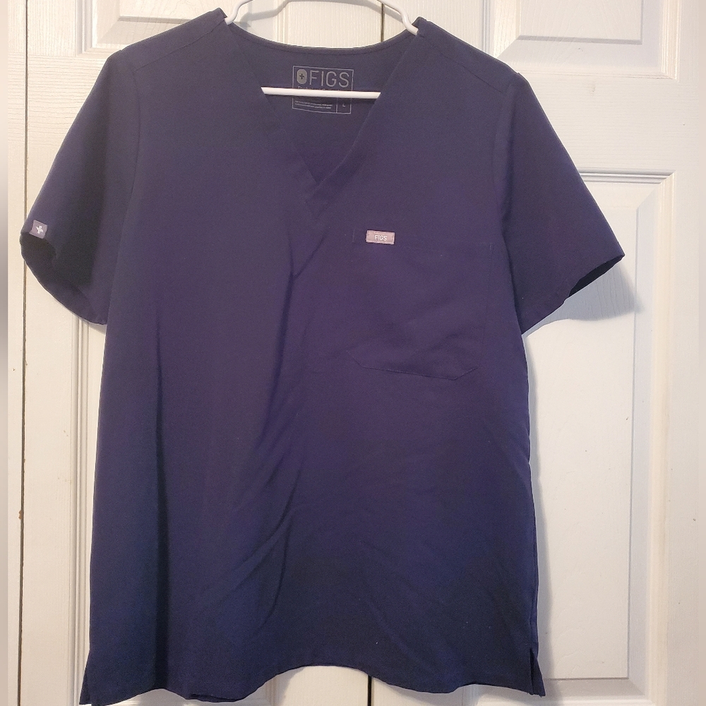 Figs Technical Connection Scrub Top Size Large